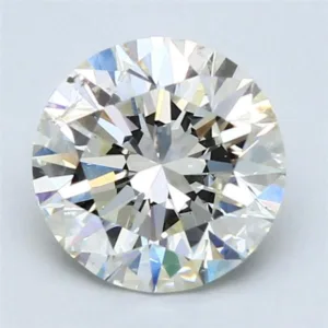2.59 Carat Round F SI1 Natural Diamond