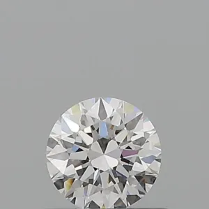 0.51 Carat Round F VVS1 Natural Diamond