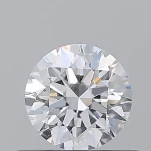 0.54 Carat Round D VVS1 Natural Diamond