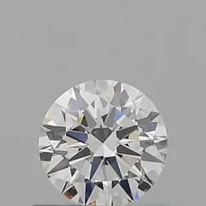 0.53 Carat Round D VS1 Natural Diamond