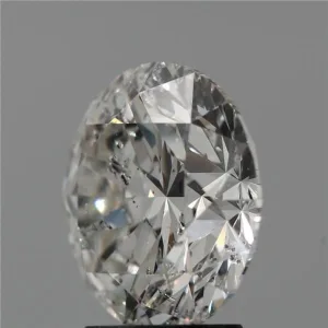 4.01 Carat Round H SI2 Natural Diamond