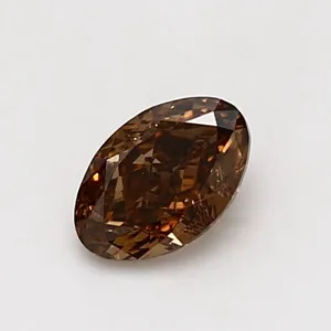 0.71 Carat Oval Fancy Dark Brown VS2 Natural Diamond