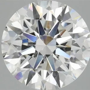 4.07 Carat Round F VVS2 Lab Diamond