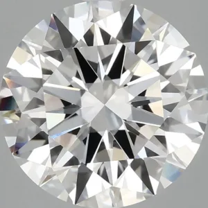 4.06 Carat Round F VVS2 Lab Diamond