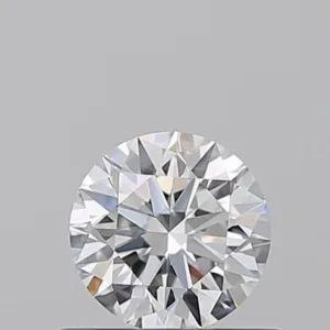 0.54 Carat Round D VVS1 Natural Diamond