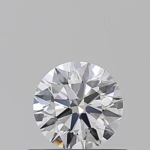 0.5 Carat Round D VVS2 Natural Diamond