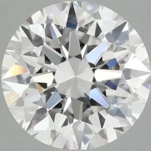 4.08 Carat Round F VVS2 Lab Diamond