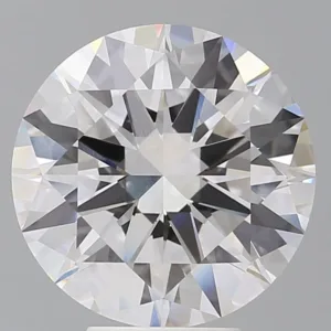 5.92 Carat Round F VVS2 Lab Diamond