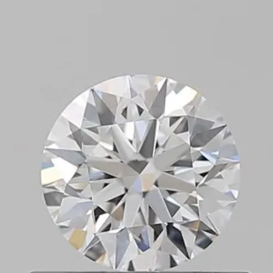 0.57 Carat Round D VVS2 Natural Diamond