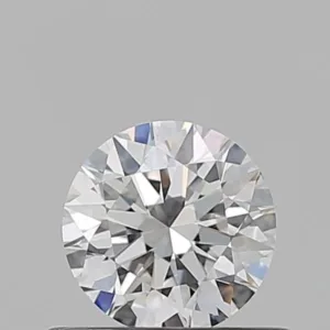 0.51 Carat Round D VVS1 Natural Diamond