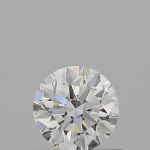 0.55 Carat Round D VVS2 Natural Diamond