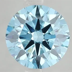 2.11 Carat Round Fancy Vivid Blue VS1 Lab Diamond