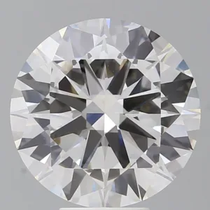 7.08 Carat Round E VVS2 Lab Diamond