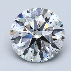 3.52 Carat Round E SI2 Natural Diamond