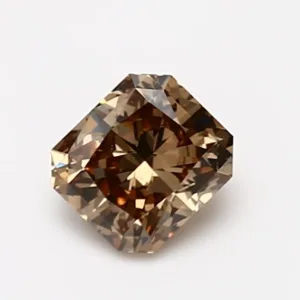 1 Carat Radiant Fancy Dark Brown VS2 Natural Diamond