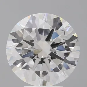 5.04 Carat Round E VVS2 Lab Diamond