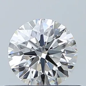 0.5 Carat Round F VVS1 Natural Diamond