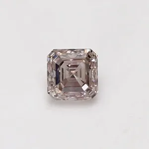 0.4 Carat Asscher Fancy Brown Pink SI2 Natural Diamond
