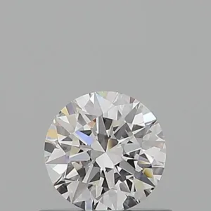 0.53 Carat Round D VVS1 Natural Diamond