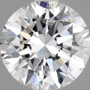 0.9 Carat Round D SI1 Natural Diamond