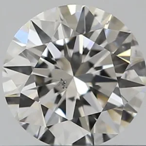 0.33 Carat Round F SI1 Natural Diamond