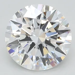 5.09 Carat Round F VVS2 Lab Diamond