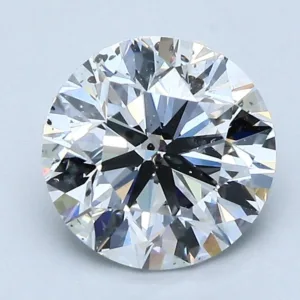 2 Carat Round D SI2 Natural Diamond