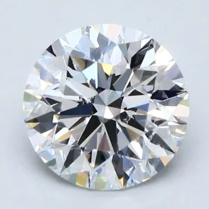 2.01 Carat Round E VVS2 Natural Diamond