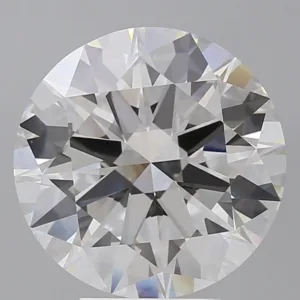 5.53 Carat Round F VVS2 Lab Diamond
