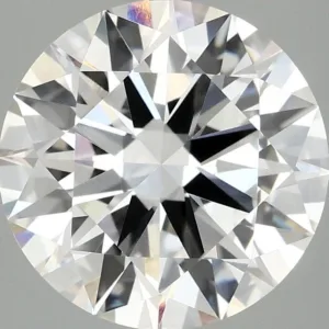 4.07 Carat Round F VVS2 Lab Diamond