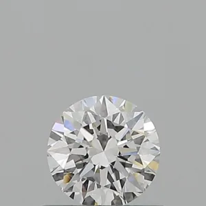 0.55 Carat Round D VVS2 Natural Diamond