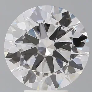 5.51 Carat Round F VS1 Lab Diamond