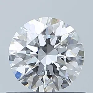 0.5 Carat Round D VVS2 Natural Diamond