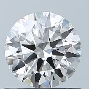 0.58 Carat Round F VS1 Natural Diamond