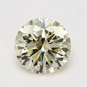 1.1 Carat Asscher Fancy Light Yellow VVS1 Natural Diamond