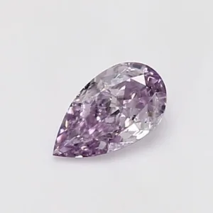 0.5 Carat Pear Fancy Purple SI2 Natural Diamond