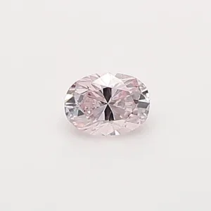 0.16 Carat Oval Fancy Pink SI1 Natural Diamond