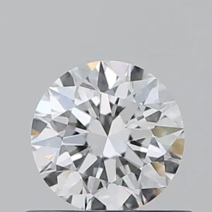 0.58 Carat Round D IF Natural Diamond