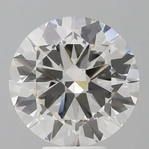 6.01 Carat Round F VVS2 Lab Diamond