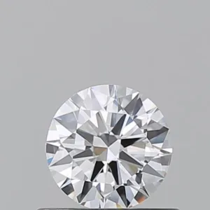 0.5 Carat Round D VVS2 Natural Diamond