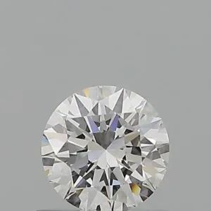 0.57 Carat Round F VVS1 Natural Diamond