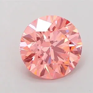 2.01 Carat Round Fancy Vivid Pink VS1 Lab Diamond