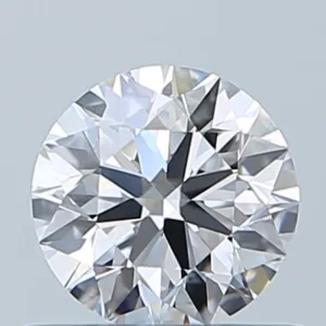 0.51 Carat Round D VVS1 Natural Diamond