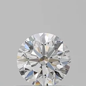0.6 Carat Round F VVS1 Natural Diamond