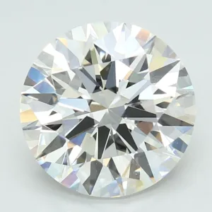 4.27 Carat Round F VVS2 Lab Diamond