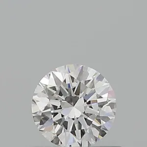 0.52 Carat Round D VVS2 Natural Diamond