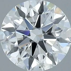 0.42 Carat Round F SI2 Natural Diamond