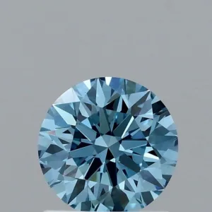 1.04 Carat Round Fancy Vivid Blue VS1 Lab Diamond