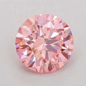 2.03 Carat Round Fancy Vivid Pink VS1 Lab Diamond