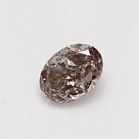 0.5 Carat Oval Fancy Brown SI1 Natural Diamond 1 0.5 Carat Oval Fancy Brown SI1 Natural Diamond